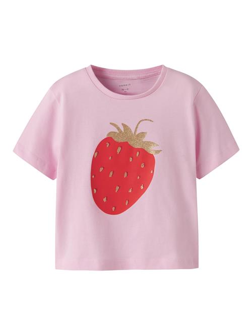 NAME IT Bluser & t-shirts 'NMFKATINKA'  guld / lyserød / rød