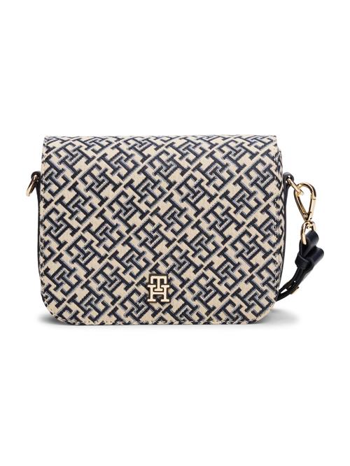 TOMMY HILFIGER Skuldertaske  beige / lyseblå / sort