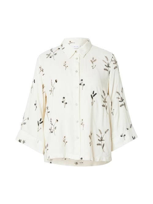 Se VILA Bluse 'VIWILLIS'  beige / grå / sort ved About You