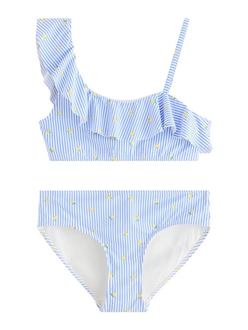 Lindex Bikini  lyseblå / gul / offwhite