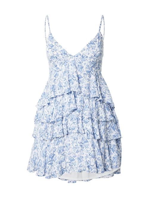 HOLLISTER Sommerkjole  lyseblå / mørkeblå / hvid