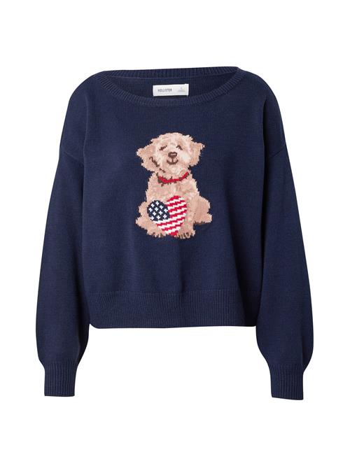 Se HOLLISTER Pullover  beige / navy / blodrød ved About You