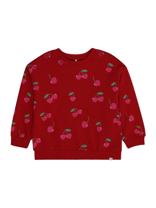 Only Mini Sweatshirt 'KMGartsy'  jade / pink / mørkerød
