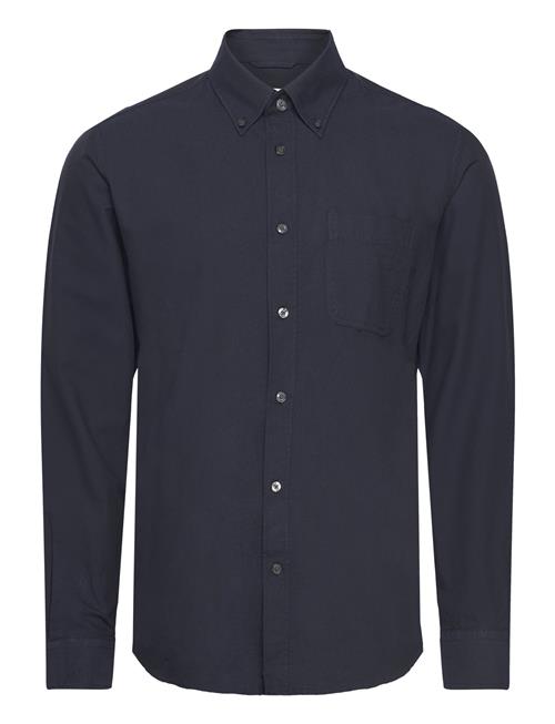 Regular Fit Oxford Cotton Shirt Mango Navy
