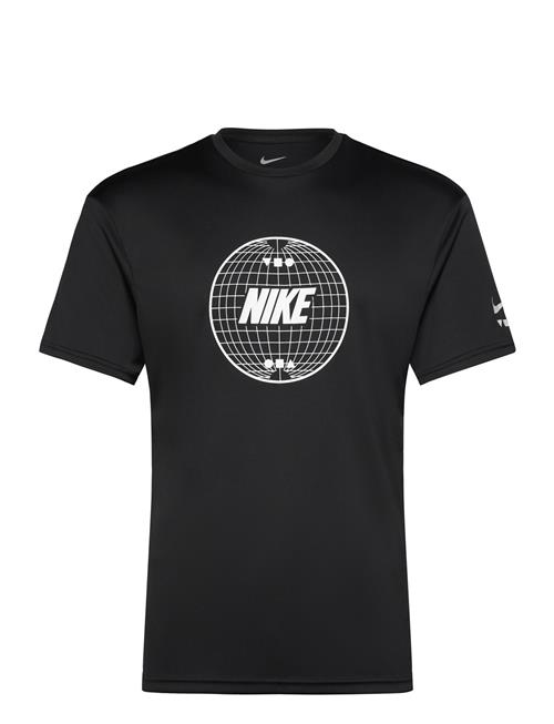 Se Nike M Ss Hydroguard Lead Line NIKE SWIM Black ved Booztlet