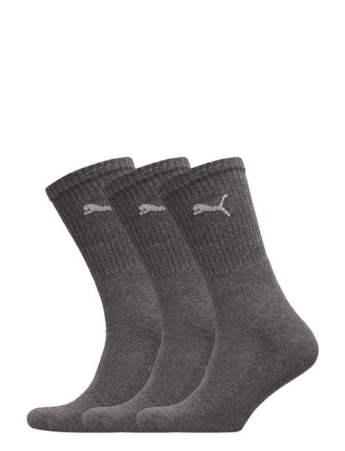 Se Puma Unisex Crew Sock 3P PUMA Grey ved Booztlet