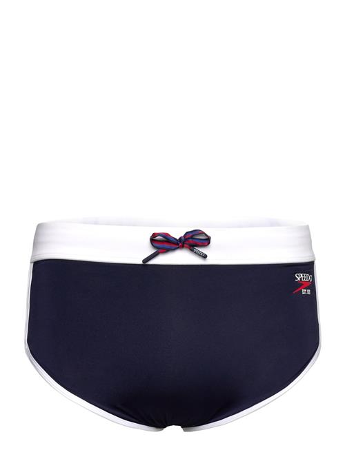 8-005079 Jetstream Retro Logo Brief Speedo Navy