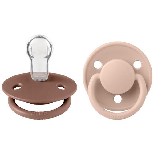 BIBS De Lux Runde Sutter Woodchuck/Blush | Lyserød | 0-3