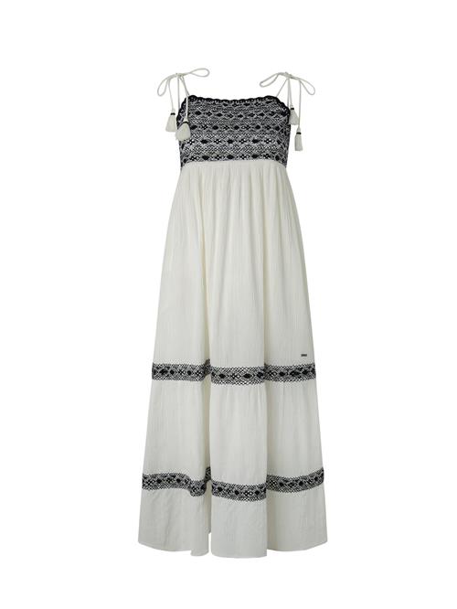 Se Pepe Jeans Sommerkjole 'Ariel'  sort / offwhite ved About You
