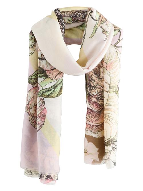 Next Sjal  pastelgul / grøn / lilla / gammelrosa
