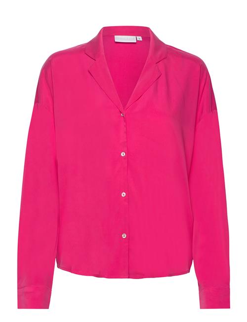 Se Shirt In Cupro Coster Copenhagen Pink ved Booztlet