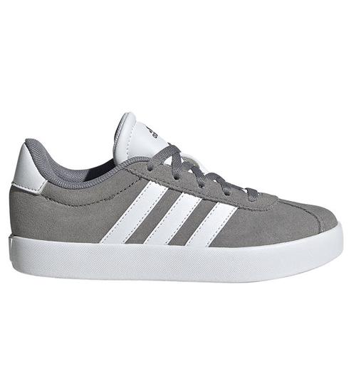 adidas Performance Sko - VL COURT 3.0 K - Grethr/Ftwwht/Gretwo