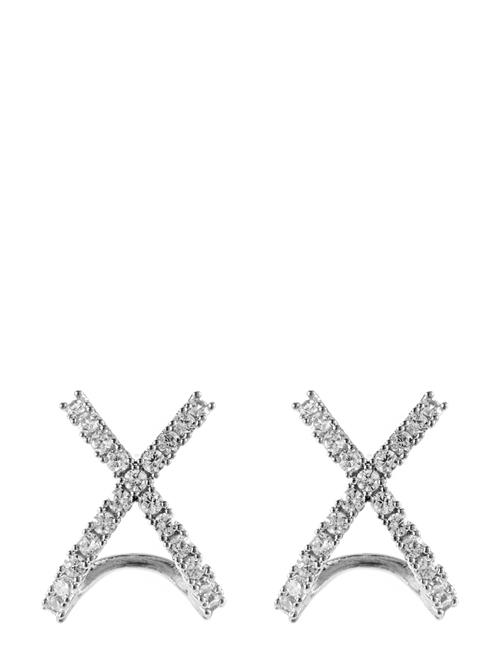 Cross Earring By Jolima Silver