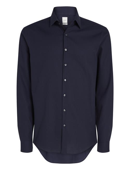 Non Iron Tonal Strct Slim Shirt Calvin Klein Navy