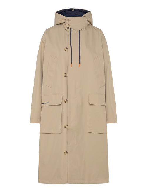Cotton Tech Willow Parka Coat Mads Nørgaard Beige