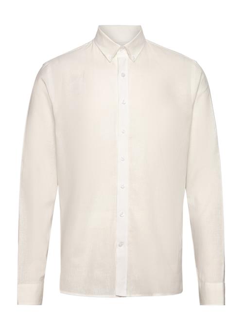Linen/Cotton Shirt L/S Lindbergh White