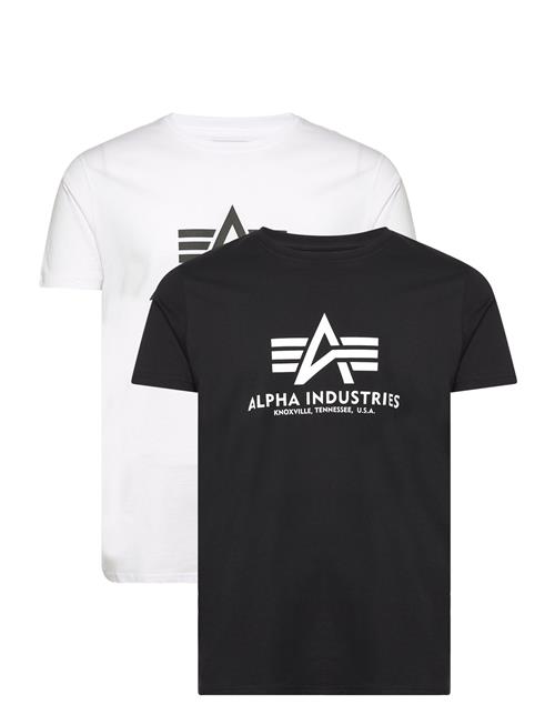 Se Basic T 2 Pack Alpha Industries Black ved Booztlet