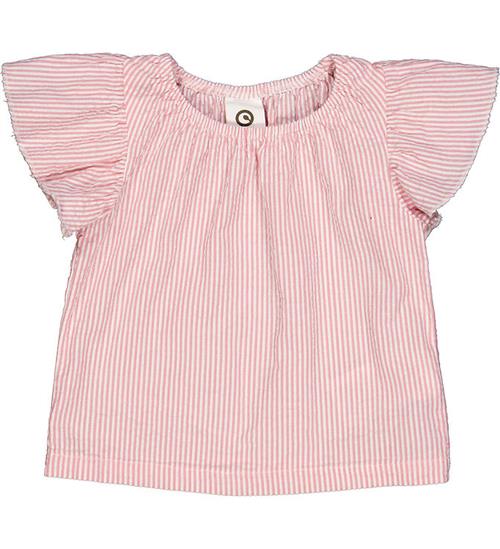 MÃ¼sli Top - Seersucker - Frill - Balsam Cream/Bubblegum