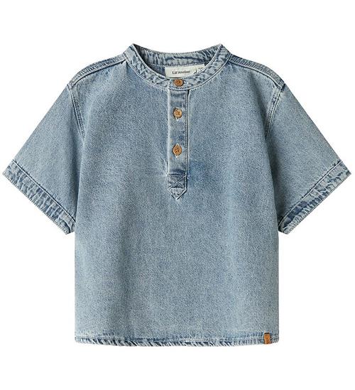 Lil Atelier T-shirt - NmmFundo - Medium Blue Denim