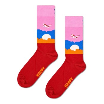 Happy socks Strømper Airplane Sock Flerfarvet bomuld Str 36/40