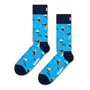 Happy socks Strømper Downhill Skiing Sock Blå Str 36/40