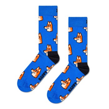 Happy socks Strømper Fox Sock Blå Str 36/40