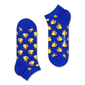 Happy socks Strømper Rubber Duck Ankle Sock Blå Mønster bomuld Str 41/46