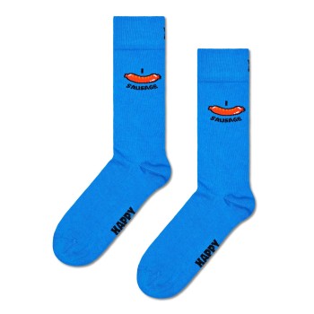 Happy socks Strømper Sausage Sock Blå Str 36/40
