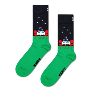 Happy socks Strømper Table For Two Sock Flerfarvet bomuld Str 36/40