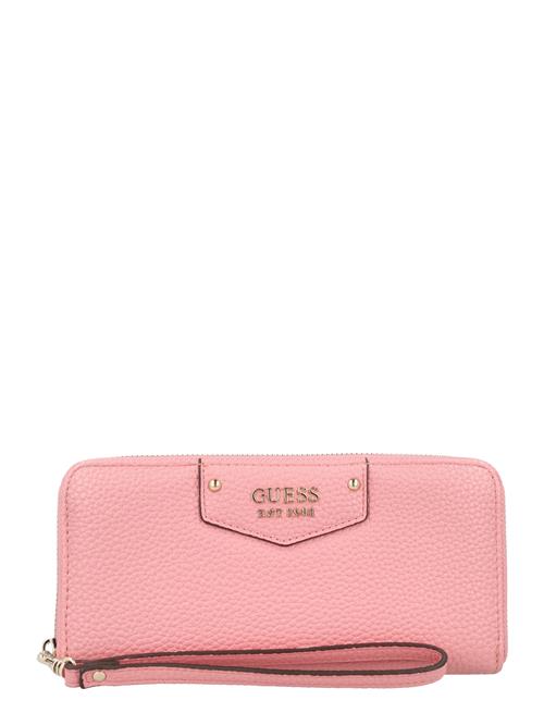 GUESS Tegnebog 'Brenton'  guld / lys pink / sort
