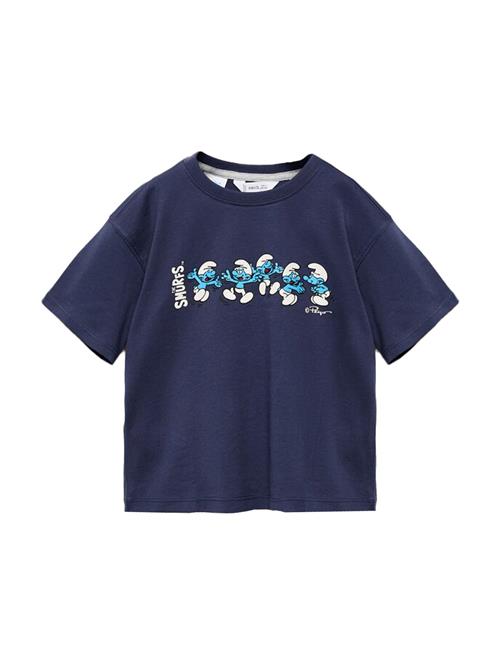 MANGO KIDS Shirts 'SMUFILA'  navy / azur / lysegrå