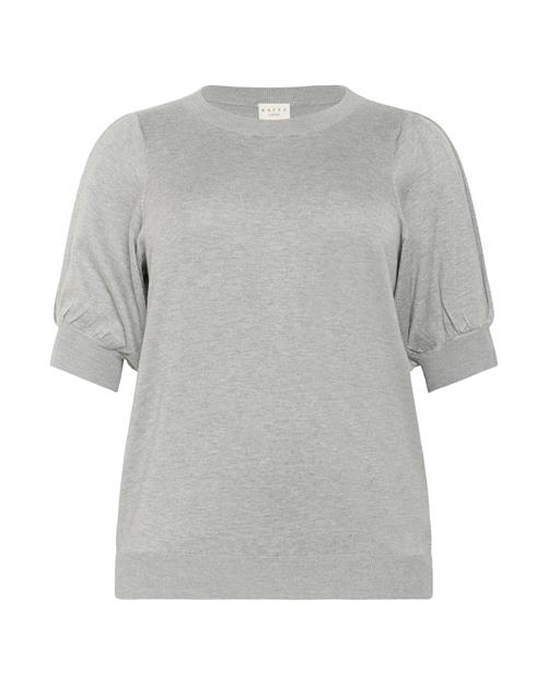 KAFFE CURVE Pullover 'Loni'  grå-meleret