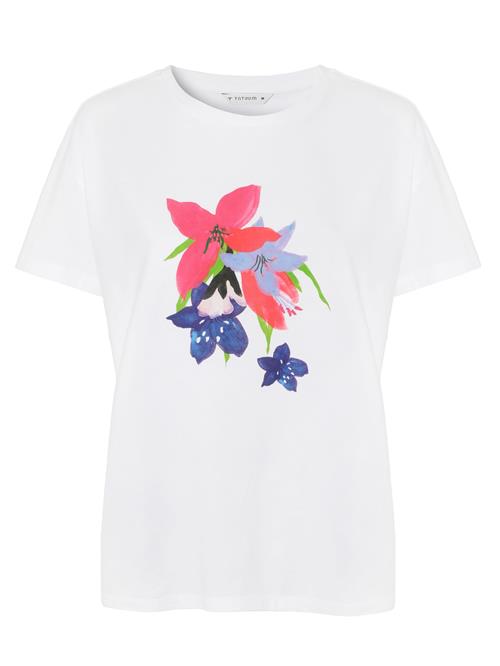 TATUUM Shirts 'Malati 2'  ensian / kiwi / hindbær / hvid