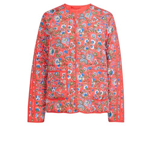 ADIDAS ORIGINALS Overgangsjakke 'Adidas Originals x Liberty London'  blå / grøn / orangerød / hvid