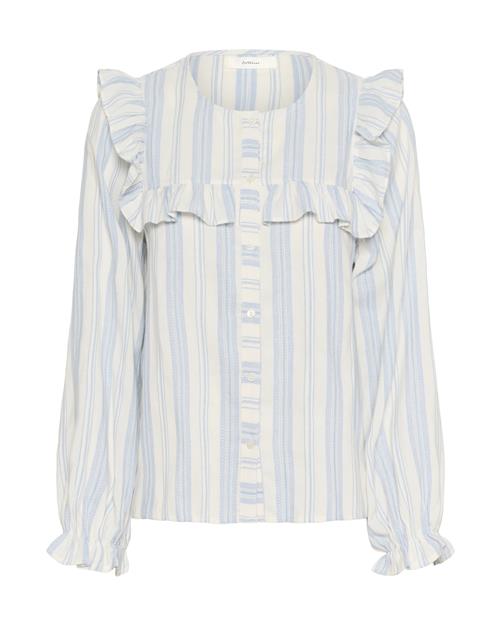 InWear Bluse 'FernaIW'  himmelblå / hvid