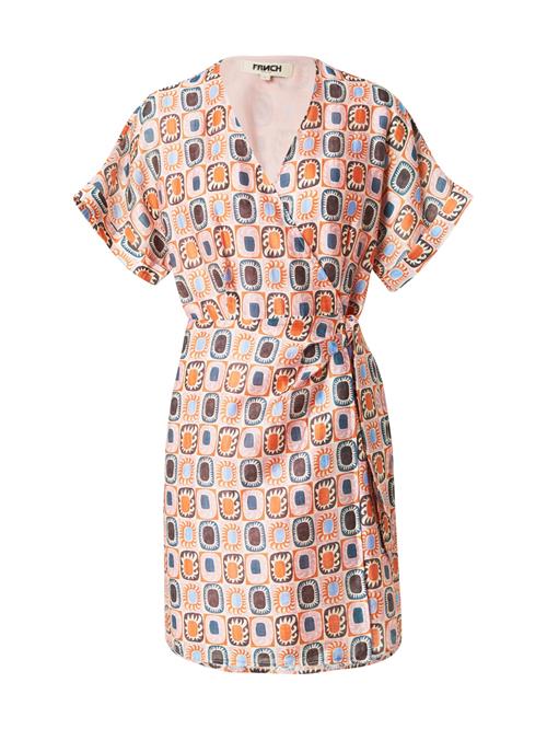 FRNCH PARIS Kjole  mørkeblå / aubergine / orange / lyserød