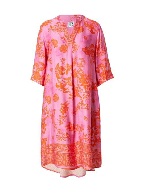 Emily Van Den Bergh Kjole  orange / lys pink