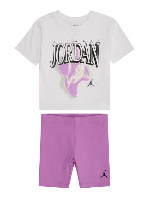 Jordan Joggingdragt  rødviolet / sort / hvid
