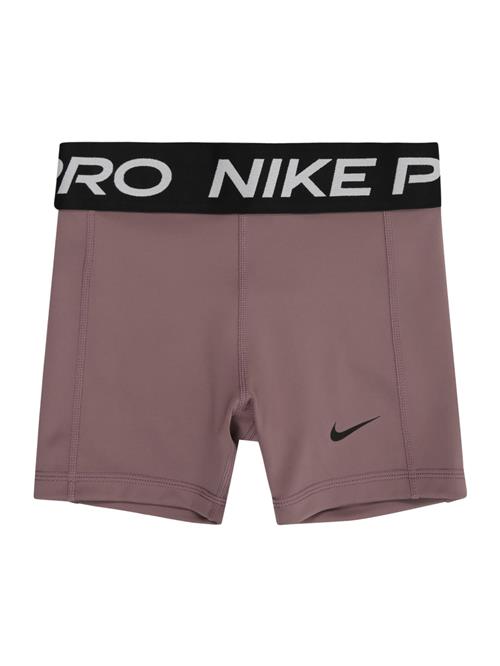 NIKE Sportsbukser  taupe / lysegrå / sort