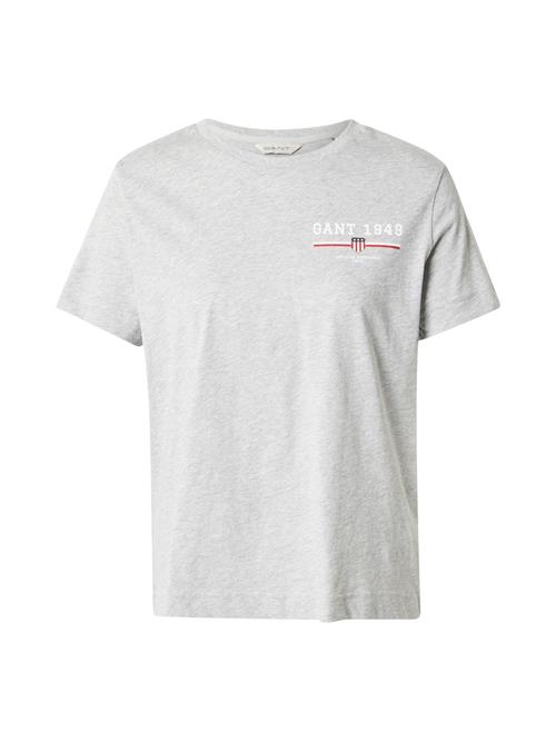 GANT Shirts  lysegrå / rød / hvid