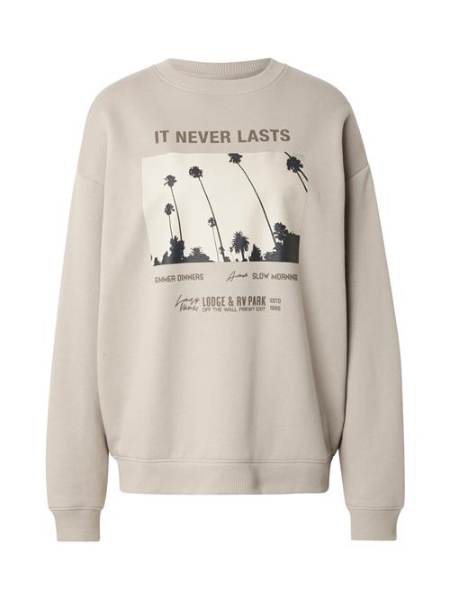 VANS Sweatshirt 'NEVERLASTING'  beige / brun / taupe / sort