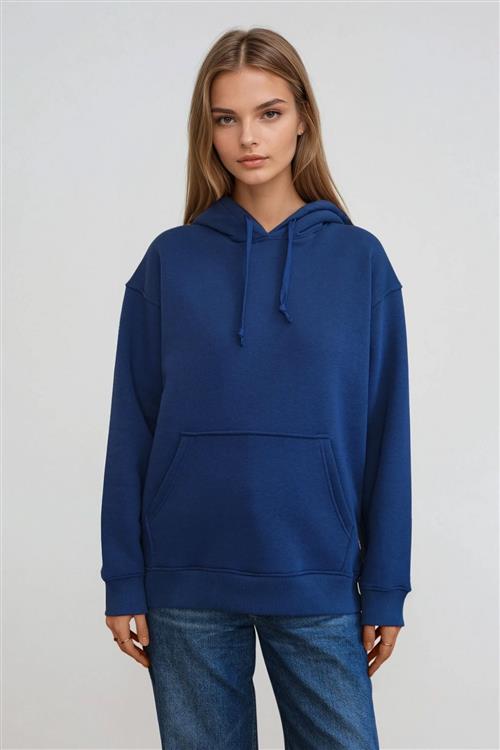 Stella Oversized Hoodie - Navy - 2XL - TeeShoppen