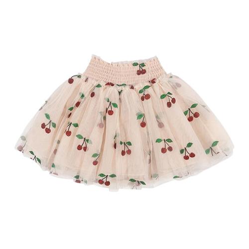 Konges Sløjd Tullie Smock Nederdel Af Tyl Ma Grande Cerise Glitter | Lyserød | 18 months