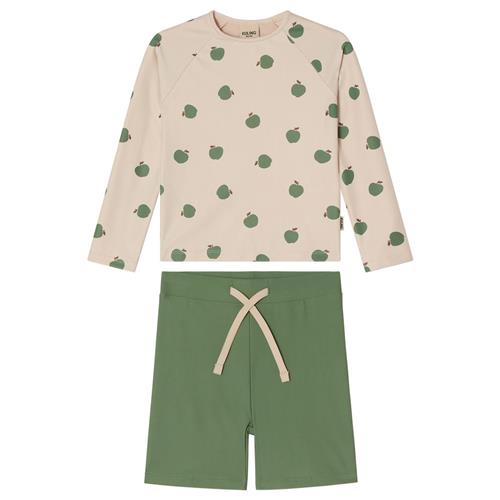 Kuling Rhodes UV-sæt Green Apple | Hvid | 98/104 cm