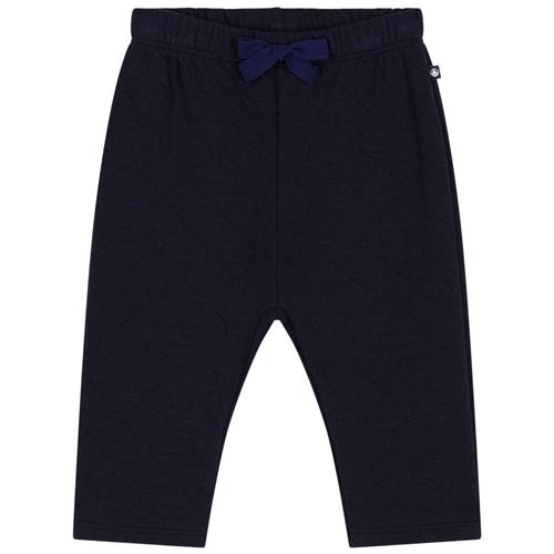 Petit Bateau Quiltede Rørstrikkede Bukser Smoking Blue | Marine blå | 18 months