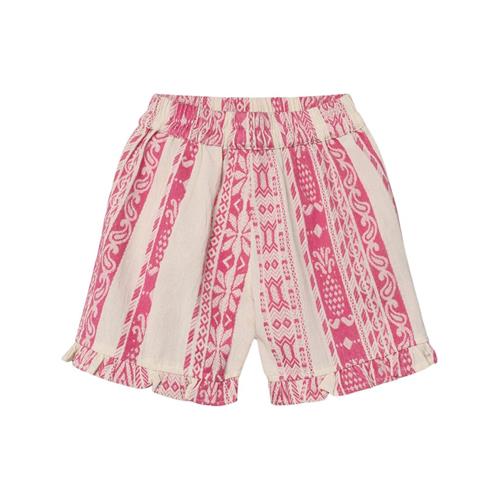 Fliink Addie Shorts Cloud Dancer Pink Stripe | Lyserød | 4 years