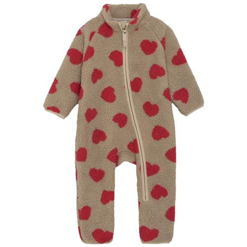Celavi Teddy Fleece-overtræksdragt Cayenne | Beige | 80 cm