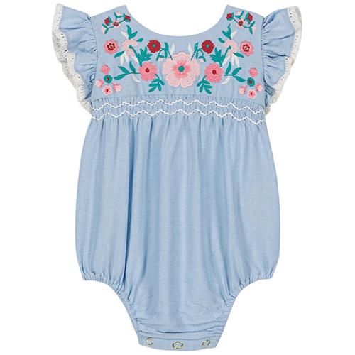 Louise Misha Nusha Romper Light Blue | Blå | 12 months