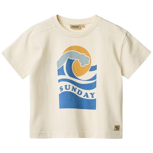Wheat GOTS Stormy T-shirt Ivory | Beige | 116 cm