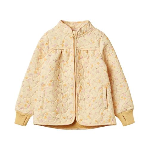 Wheat Thilde Termojakke Yellow Cherries 110 cm Thermo Gul  110 cm  kvinde